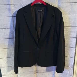 7th Avenue New York & Company Suiting Collection Black Blazer Size 14